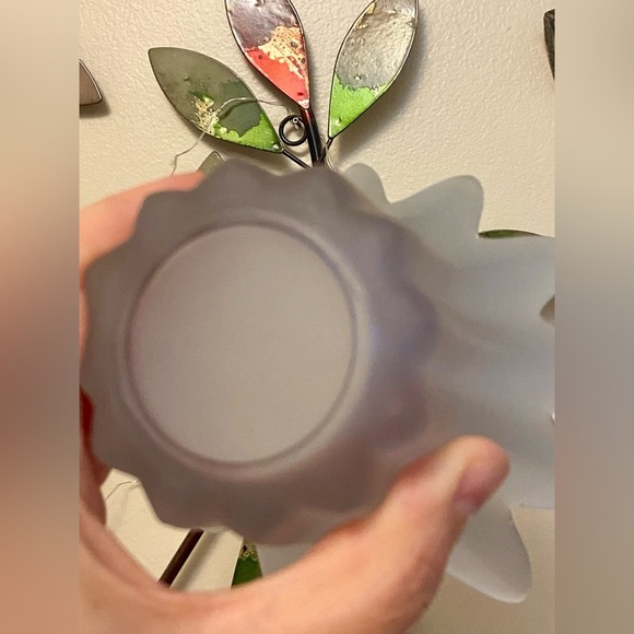 Vintage Purple Frosted Accent Vase - Picture 5 of 9